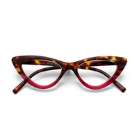 OKKIA  Adriana Small Cat Eye Habana rosa