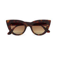 OKKIA Sun Claudia Big Cat Eye Classic Havana OK013-CH