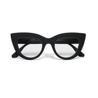 OKKIA Lesebrille Claudia Lesebrille Big Cat Eye Black OK023BK-1.00