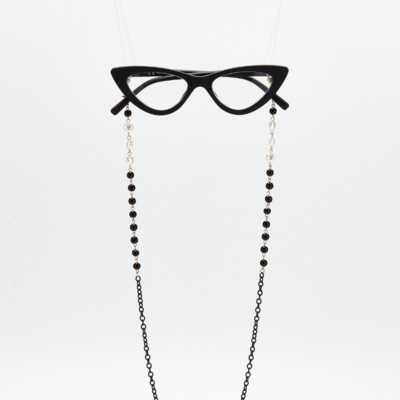 White Heart Glasses chain  OK018_G