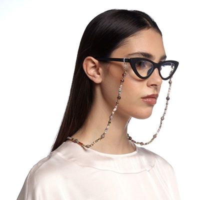 Colorful Circle Glasses Chain  OK018_A