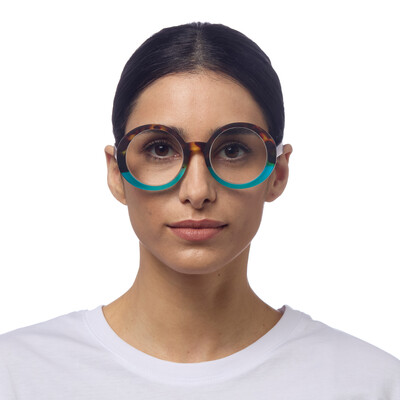 Laura lettura Havana e blue OK024HB-2.00